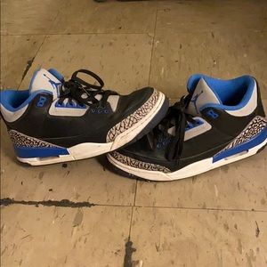 Air Jordan 3 Retro 'Sport Blue’ Mens Sz 10.5
